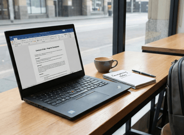 Laptop for legal and conveyancing work with secure identity, access controls, and protected client f