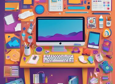 Close-up of a developer coding a sleek website interface on a laptop.