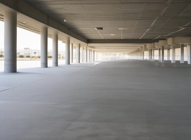 P3 Protect applied on a parking garage surface.
