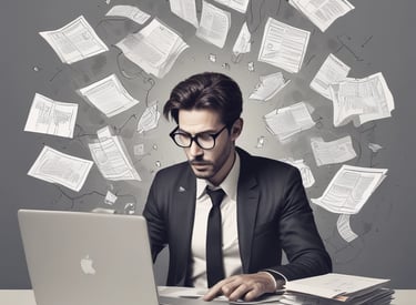 A friendly attorney speaking with a client over a video call.