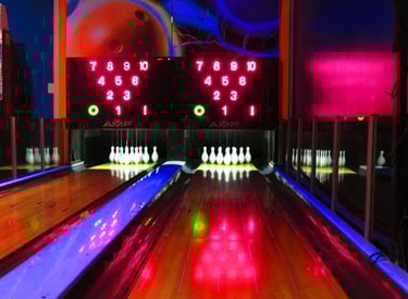 mini bowling lanes