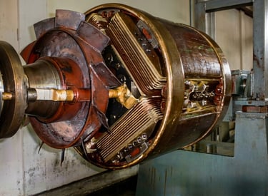 rotor de motor maquina sincrona sincronica