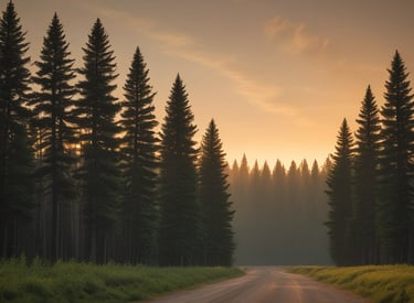 a person on skis in the woods