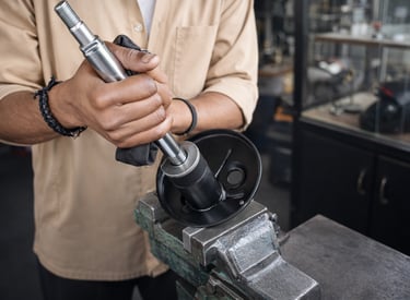 Analyzing the performance of the shock absorber.