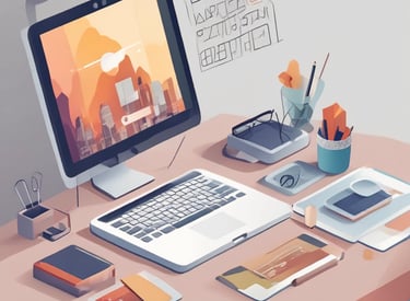 Mobile app interface being tested on a smartphone with code visible on a nearby screen.