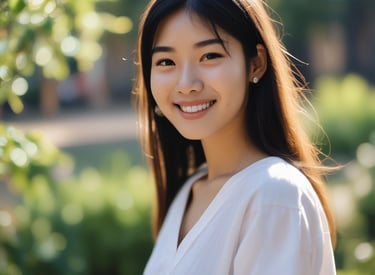 Elderly woman proudly showing her beauty certificate surrounded by family.