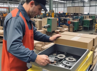 a man riding a skateboard down a street next to tall buildings