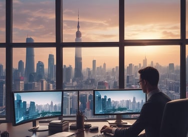 a man riding a skateboard down the side of a ramp