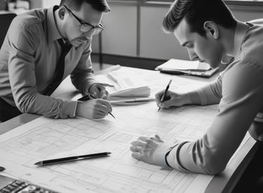 Technician carefully installing low voltage wiring inside a modern commercial building.