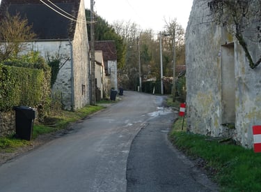 Vue du Hameau le Bisset vers le Poncet