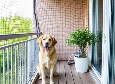 dog safety nets for balcony in bangalore by pigeon nets bangalore