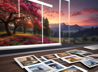 A vibrant screen showing an AI-based language learning app in action.