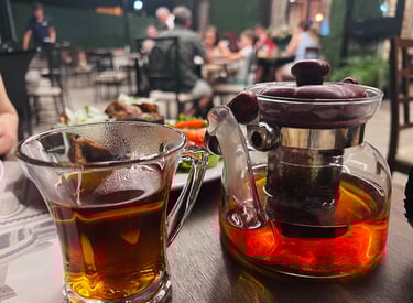 Armenian Tea at restaurant Rincon Armenio