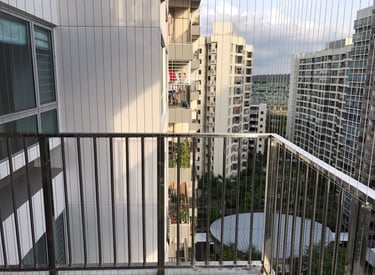 Invisible grills instalation in Egmore