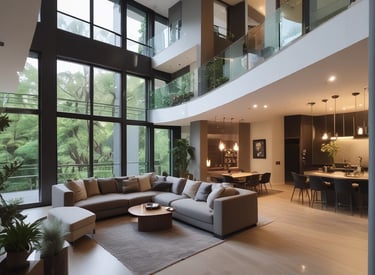 Cozy and welcoming rental property managed by Home Suites, with warm lighting and inviting decor.