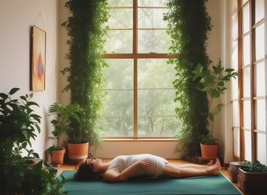 a man riding a skateboard down a street next to tall buildings