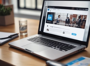 A digital marketer analyzing Facebook Ads performance metrics on a laptop screen.