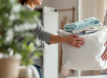 Prevzem perila, likanje, Koper, obala