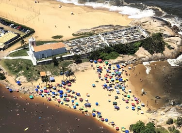 Publicidade e Propaganda aérea de paramotor em Unamar, Barra de São João, Rio das Ostras e Macaé
