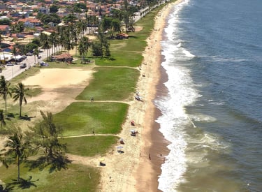 Publicidade e Propaganda aérea de paramotor em Unamar, Barra de São João, Rio das Ostras e Macaé