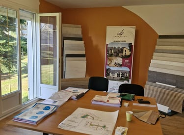 Espace d’accueil clients pour découvrir le projet immobilier