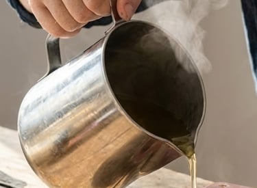 Vela artesanal inspirada en anime hecha a mano