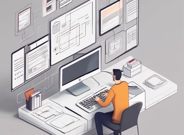 A vibrant social media campaign with engaging posts and high interaction.