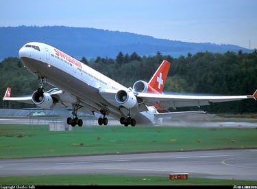 Swissair MD-11 in ZRH