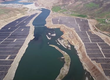 Bingöl Kaleköy HES GES hibrit santrali time-lapse projesi