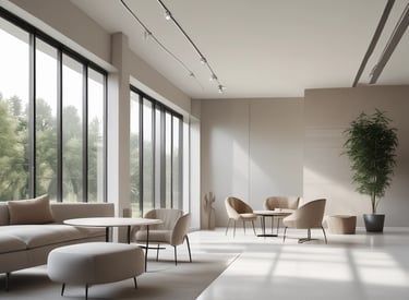 Minimalist architectural detail with soft natural light highlighting textures.