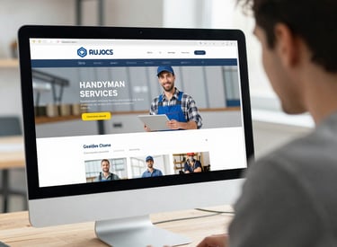 A simple, clean server room with glowing lights indicating active hosting services.