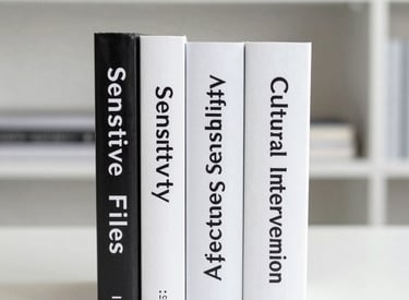 Close-up of vintage books and handwritten notes representing cultural archives.