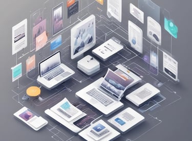 A creative team collaborating over AI-driven marketing strategies on a whiteboard.