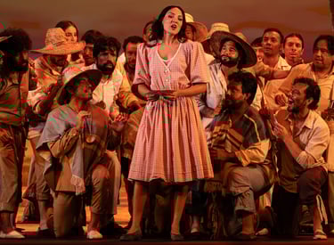 La Vorágine, teatro Colón Bogota, iluminación Leonardo Murcia, Ópera Colombia