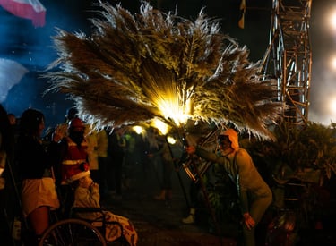 El Arbor de la abundancia, espectáculos Bogota, show de navidad plaza de Bolivar