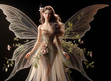 fairy in pink