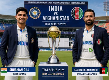India vs Afghanistan 2026, Team India Test match, India vs Afghanistan live