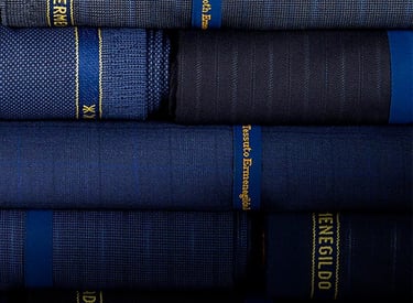 Les tissus italiens de la plus haute qualité et à la mode pour les costumes sur mesure pour hommes e