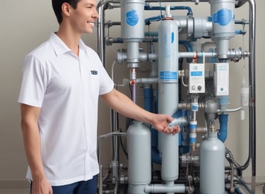 woman holding test tubes