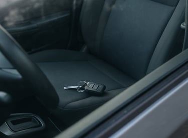 Key locked inside car