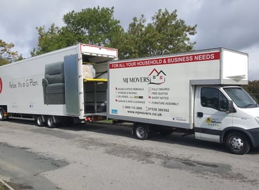 Loughborough Man And Van loading furniture