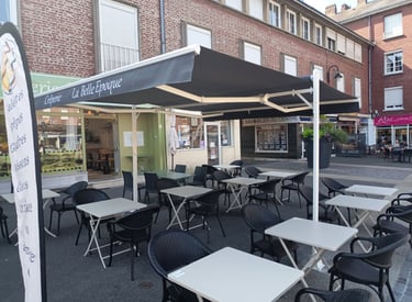 Store de terrasse pour un restaurant de crêperie fait par MB2S