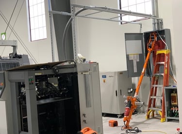 200A sub feed for a custom printing press