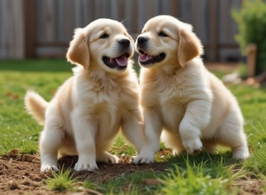 A volunteer feeding dogs at an animal shelter.