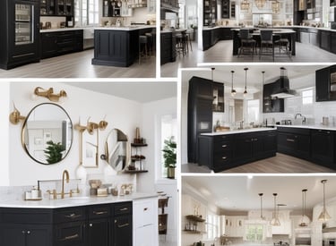 A skilled contractor working on a kitchen renovation, showcasing modern tools and materials.