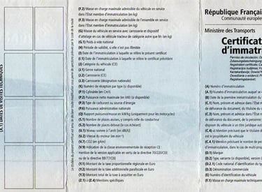 Carte Grise (Changement Titulaire) Fréjus