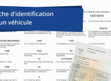 Fiche d'Identification Véhicule Fréjus