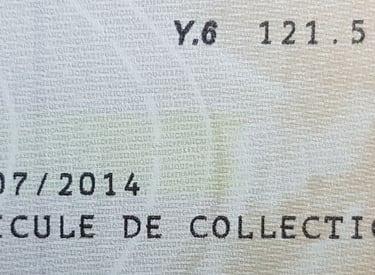 Mise en collection véhicule fréjus