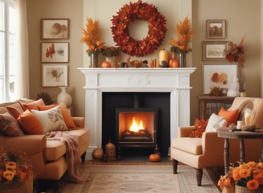 A collection of home decor items.