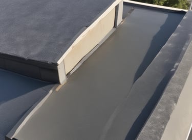A waterproofing project using asphalt fabric.